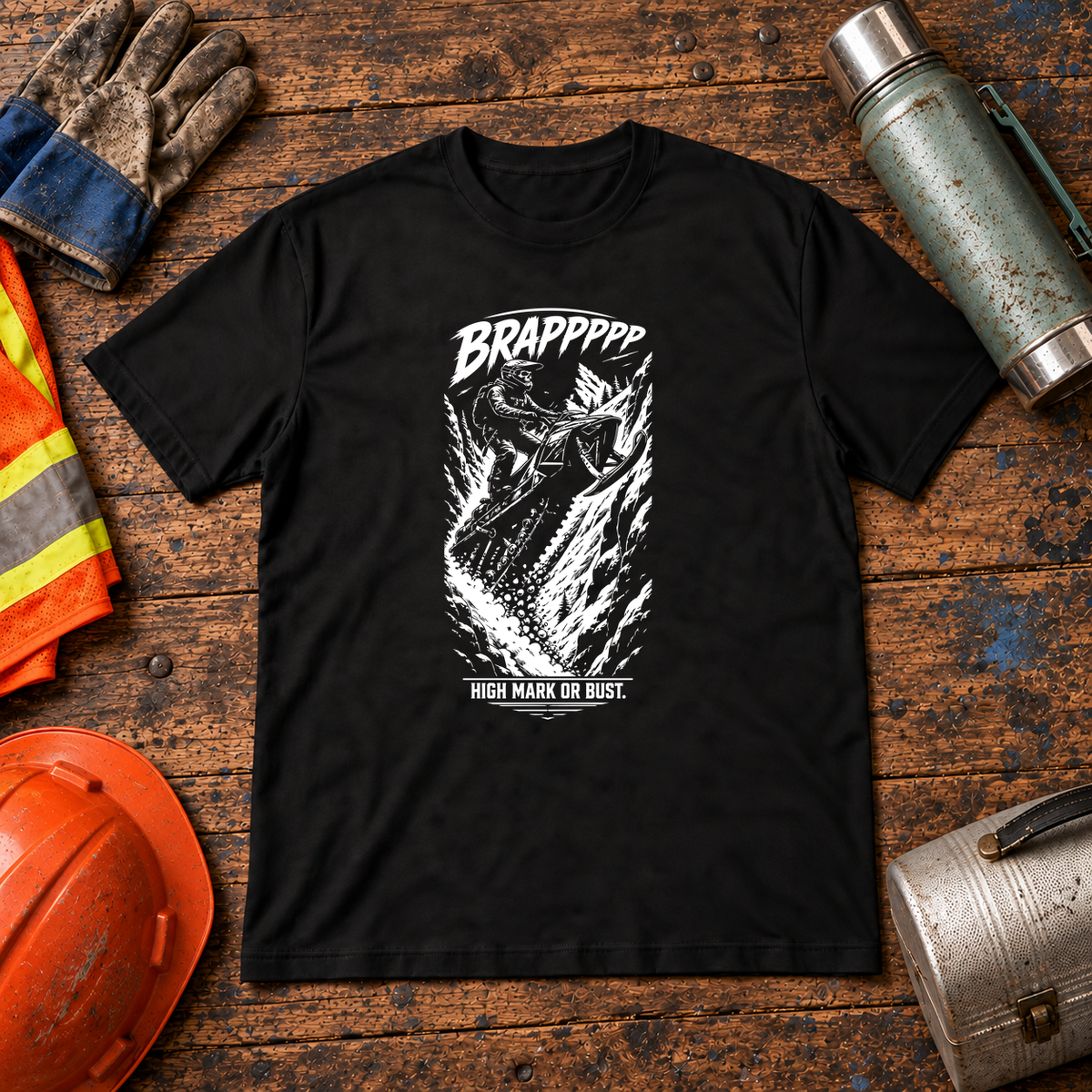 High Mark or Bust Snowmobile T-Shirt