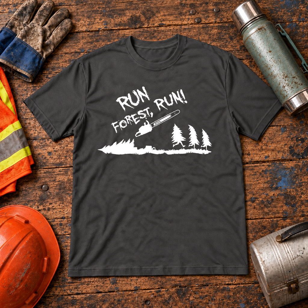 Run Forest Run Logging T-Shirt