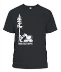 Think Fast Hippy Logging T-Shirt | Gildan 5000