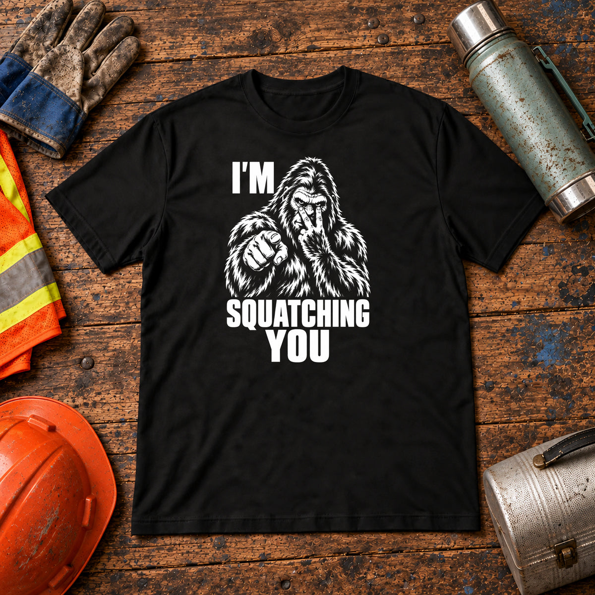 I’m Squatching You Bigfoot Outdoors T-Shirt
