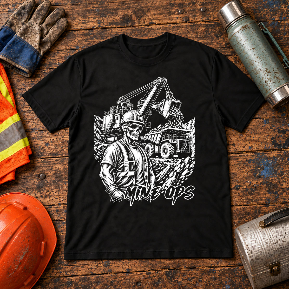 Mine Ops Open Pit Mining T-Shirt