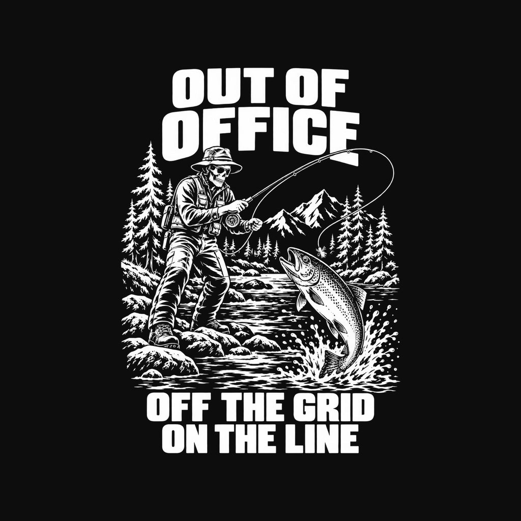 Out of Office Fishing and Outdoors T-Shirt
