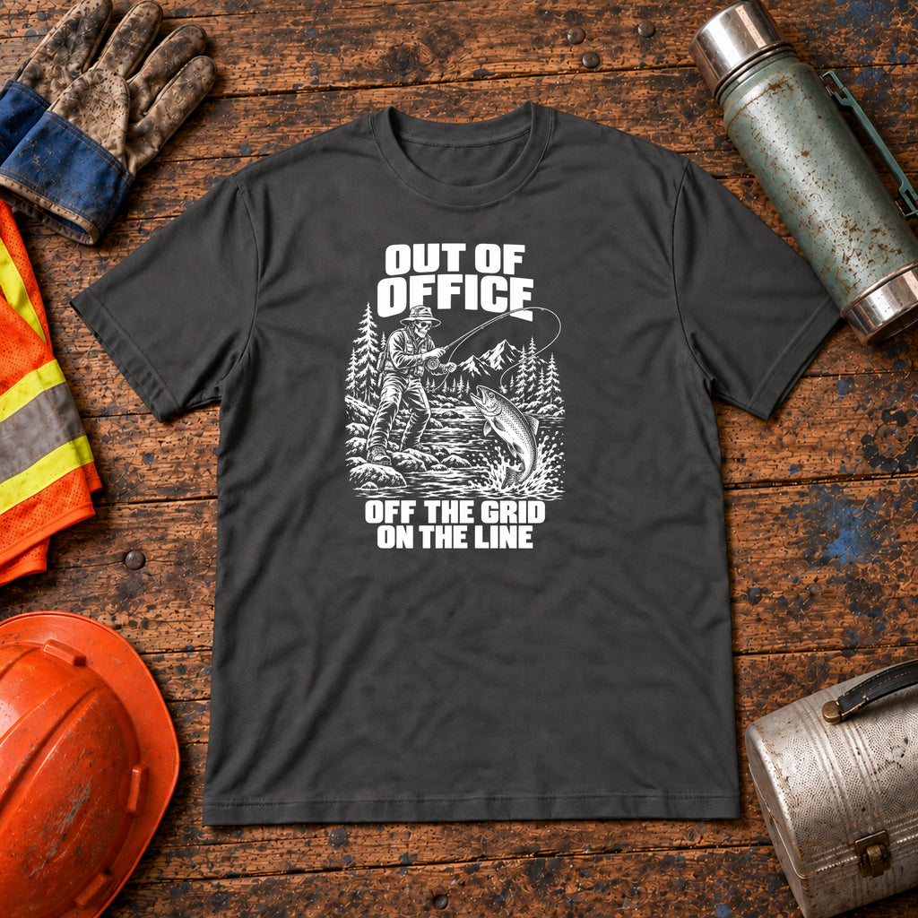 Out of Office Fishing and Outdoors T-Shirt