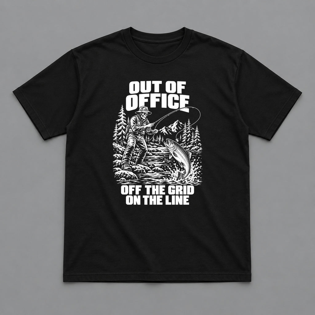 Out of Office Fishing and Outdoors T-Shirt