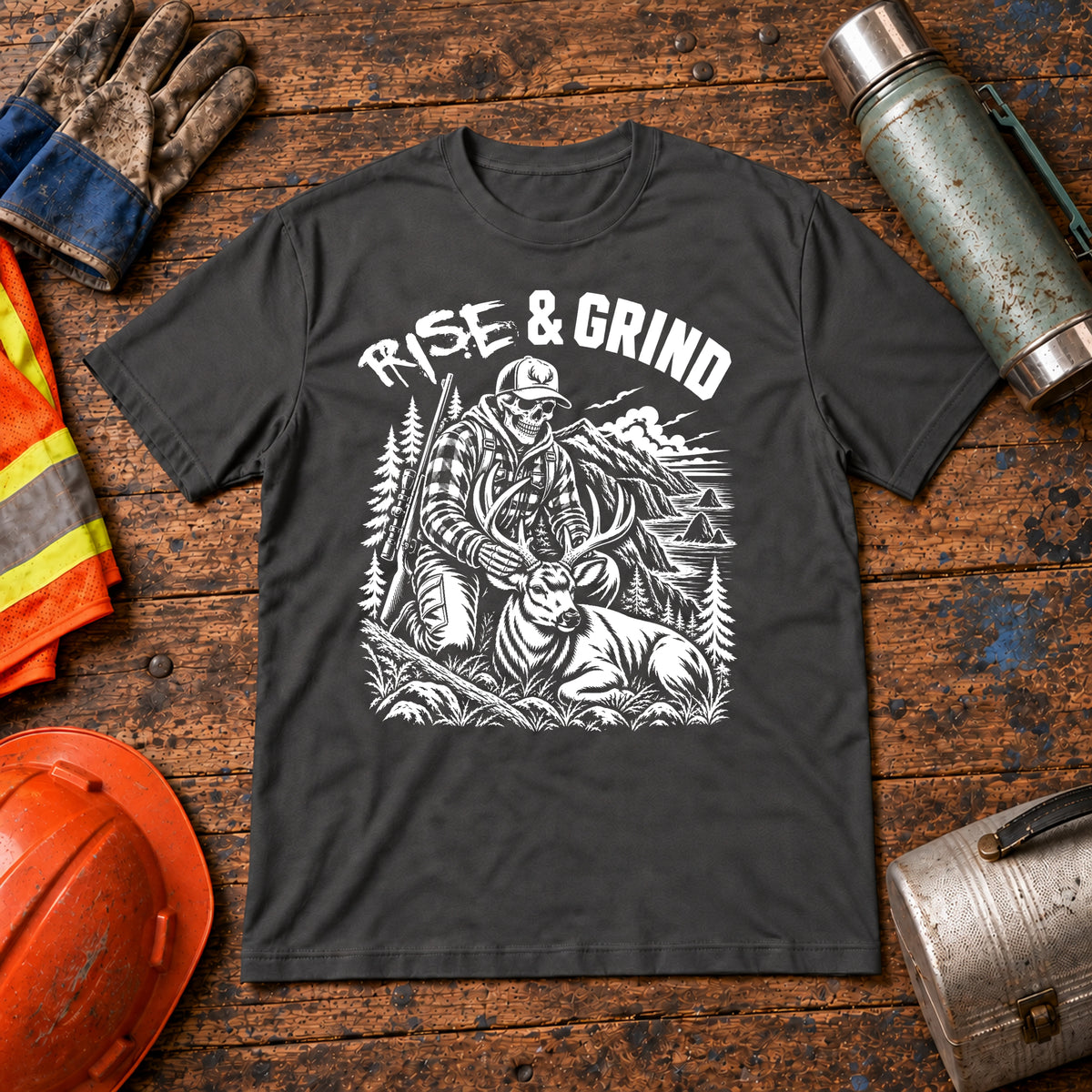 Rise & Grind Deer Hunting T-Shirt