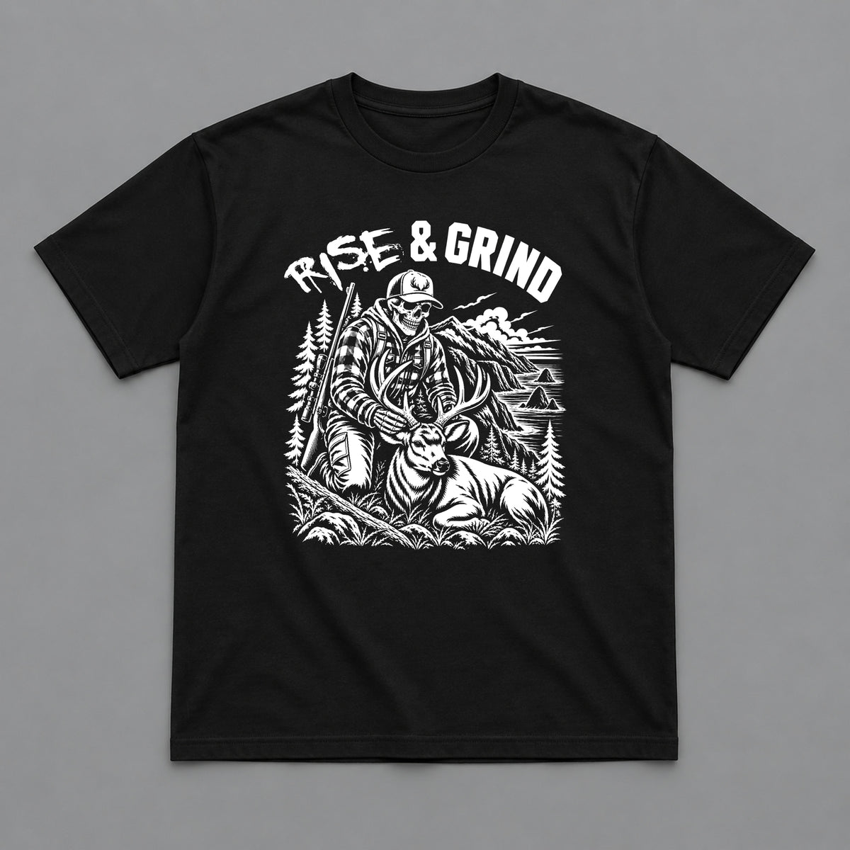Rise & Grind Deer Hunting T-Shirt