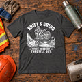 When in Doubt Throttle Out Dirt Bike T-Shirt