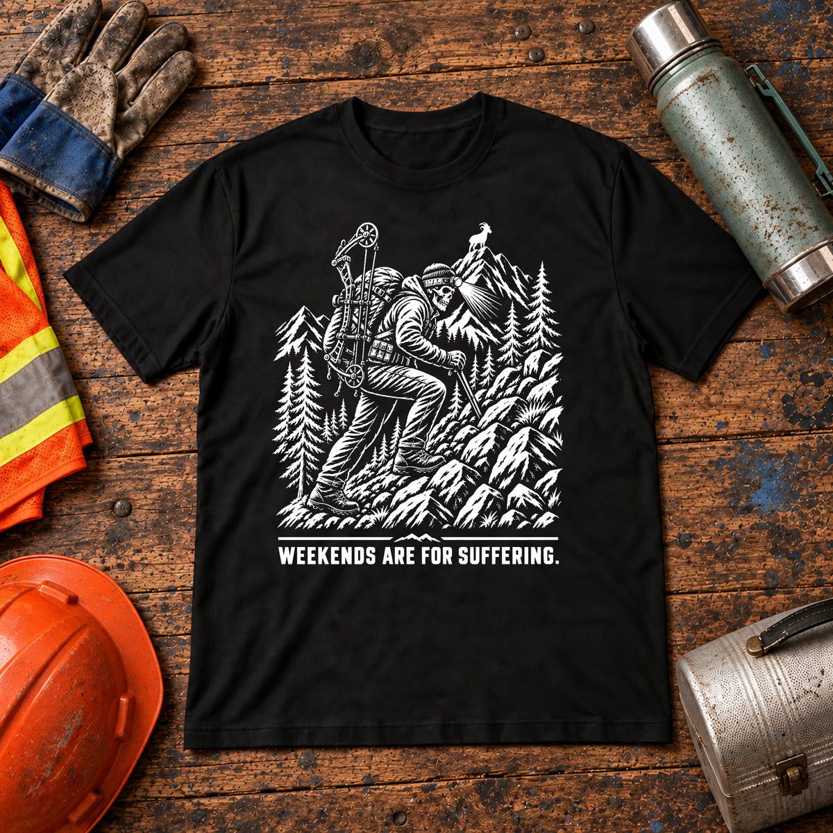 Weekends Are for Suffering Hunting T-Shirt