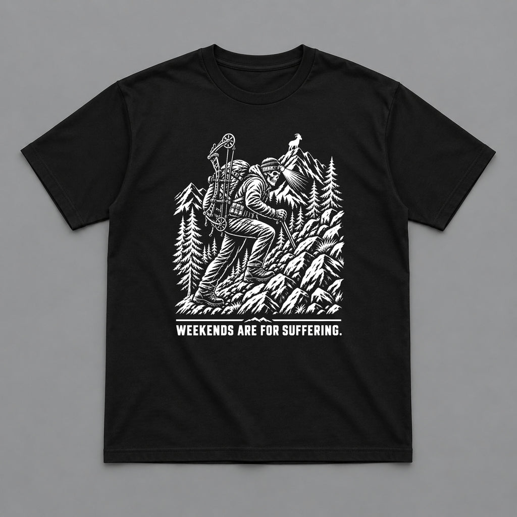Weekends Are for Suffering Hunting T-Shirt